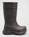 Balenciaga Crocs Boots In Black