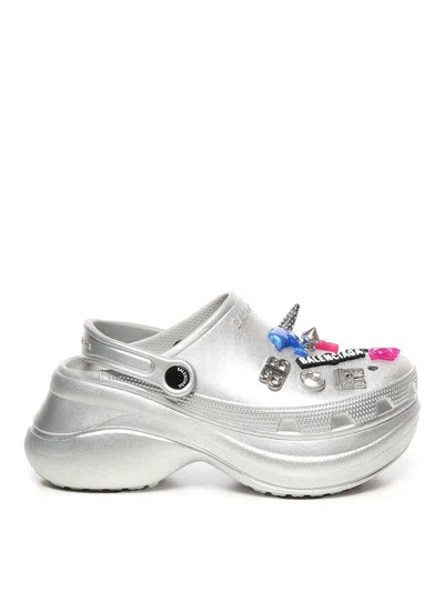 BALENCIAGA CROCS JIBBITZ CLOGS