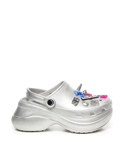 BALENCIAGA CROCS JIBBITZ CLOGS
