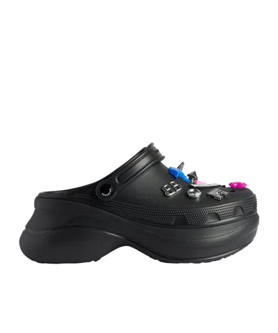 Balenciaga Black Crocs Jibbitz