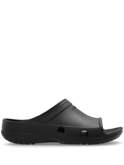 BALENCIAGA CROCS SLIDE SANDALS