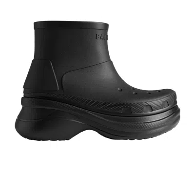 Pre-owned Balenciaga Crocs X  Bootie 'black' | Men's Size 45