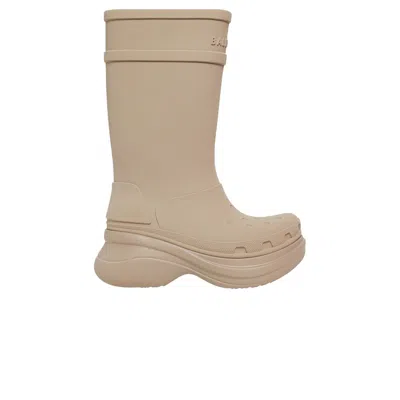 Pre-owned Balenciaga Crocs X  Wmns Clog Boot 2.0 'beige' | Brown | Women's Size 35