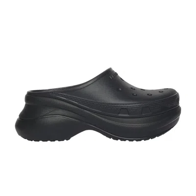 Pre-owned Balenciaga Crocs X  Wmns Pool Slide Sandal 'black' | Women's Size 39