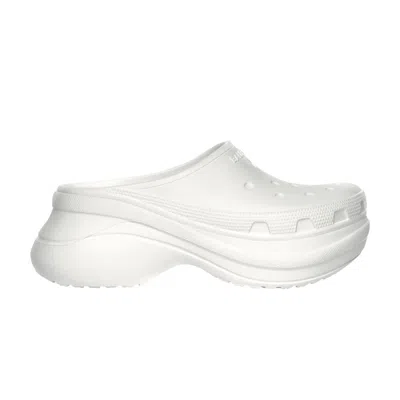 Pre-owned Balenciaga Crocs X  Wmns Pool Slide Sandal 'white' | Women's Size 41