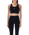 Balenciaga Sporty Reflective Logo Top Tops Black