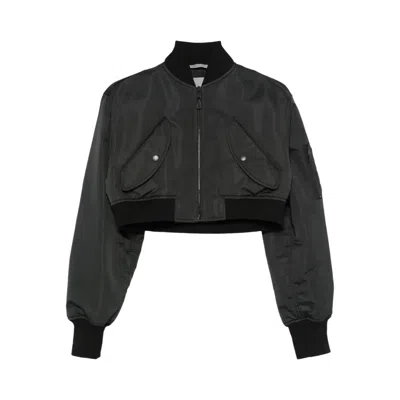 Pre-owned Balenciaga Cropped Bomber 'black' | Women's Size 36