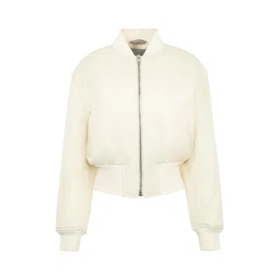 Pre-owned Balenciaga Cropped Bomber 'ivory' | White | Women's Size 36