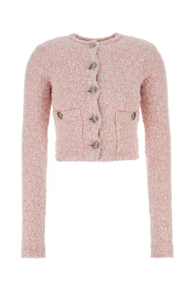 BALENCIAGA BALENCIAGA PINK TWEED CARDIGAN