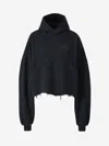 Balenciaga Distressed Nail Polish Hoodie With Front Pocket