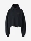 Balenciaga Distressed Nail Polish Hoodie With Front Pocket