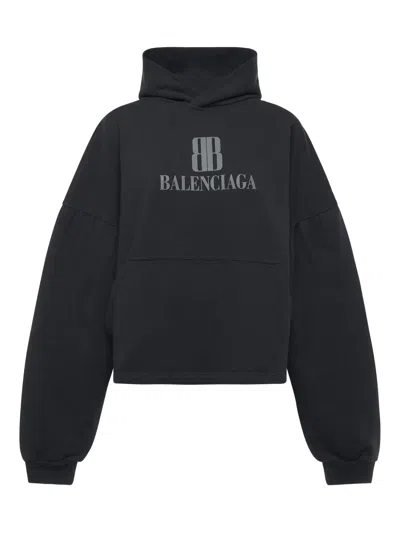BALENCIAGA CROPPED HOODIE
