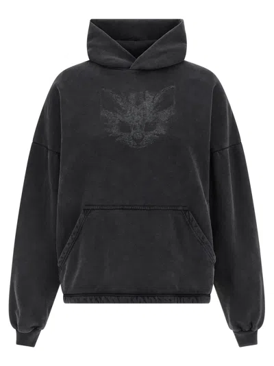 BALENCIAGA CROPPED HOODIE SWEATSHIRT