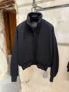 Balenciaga Cropped Jacket In Black