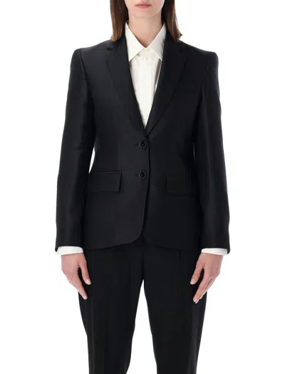 Balenciaga Cropped Jacket In Black