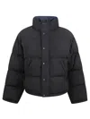 Balenciaga Loop Sports Icon Reversible Puffer Jacket In Black