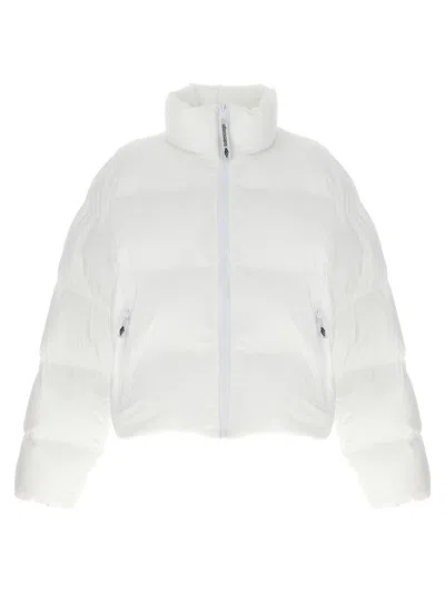 Balenciaga Cropped Puffer Jacket In White