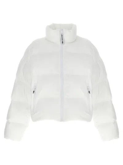 Balenciaga Cropped Puffer Jacket In White