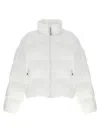 Balenciaga Cropped Puffer Jacket In White
