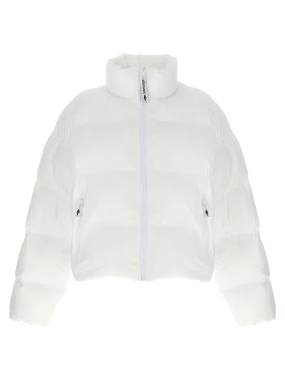 Balenciaga Cropped Puffer Jacket In White
