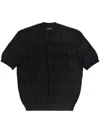 Balenciaga Cropped Shirt In Black