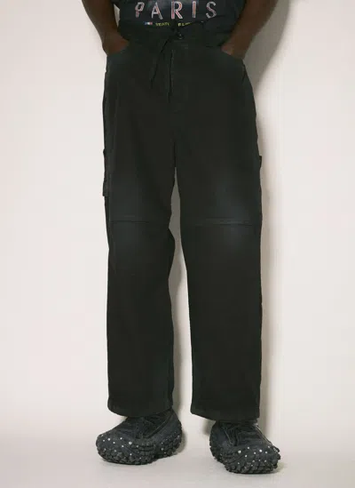 Balenciaga Cropped Skater Pants In Black