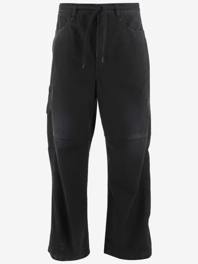 Balenciaga Gender Inclusive Baggy Denim Cargo Pants In Black