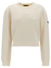 Balenciaga Wool Crew Neck Sweater In White
