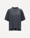 Balenciaga Cropped T-shirt In Multi