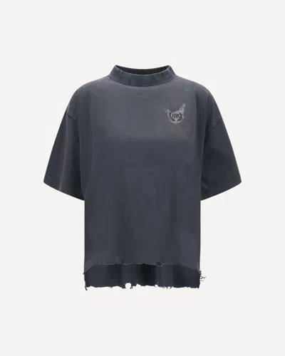Balenciaga Cropped T-shirt In Multi
