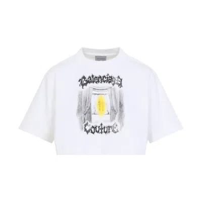 BALENCIAGA BALENCIAGA CROPPED T-SHIRT WOMEN