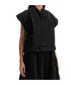 Balenciaga Tailored Pants Wool Top In Black