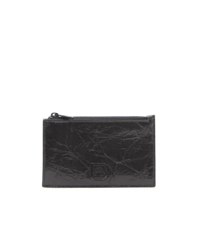 BALENCIAGA BALENCIAGA CRUSH ZIPPED CARDHOLDER