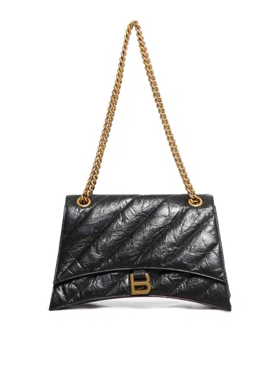 Balenciaga Crush Chain Bag M In Negro