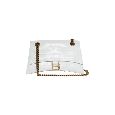 Pre-owned Balenciaga Crush Chain Bag 'optic White' | Women's Size Onesize