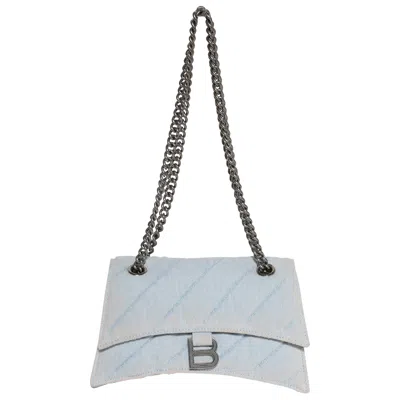Pre-owned Balenciaga Crush Chain Bag 'pale Blue' | Women's Size Onesize