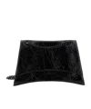 Balenciaga Black Medium Crush Black Crossbody Bag In Black