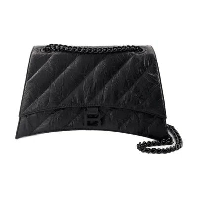 BALENCIAGA BALENCIAGA CRUSH CHAIN M SHOULDER BAG