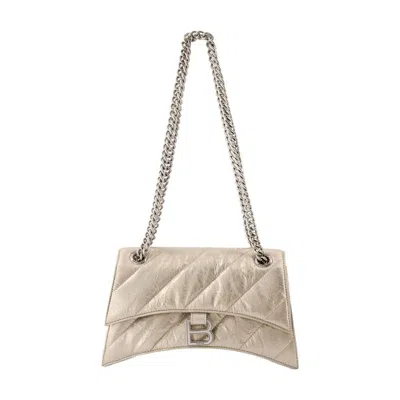 Balenciaga Crush Chain S Crossbody In Sand