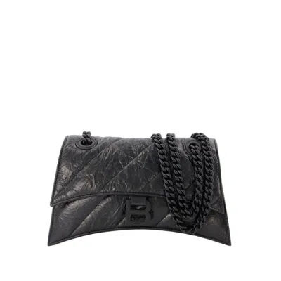 Balenciaga Crush Chain S Hobo Bag -  -  Black - Leather
