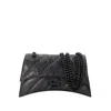 Balenciaga Crush Chain S Hobo Bag In Black
