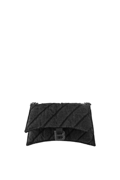 Balenciaga Crush Chain Xs Bag In Black