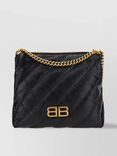 BALENCIAGA CRUSH HOBO SHOULDER BAG