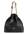 Balenciaga Medium Leather Crush Tote Bag In Black