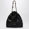 Balenciaga Medium Leather Crush Tote Bag In Black