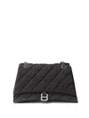 Balenciaga Crush Medium Bag In Denim