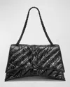 Balenciaga Borsa Crush Media In 1000 Black