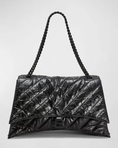 BALENCIAGA CRUSH MEDIUM QUILTED CHAIN BAG