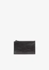 Balenciaga Crush Cardholder In Black