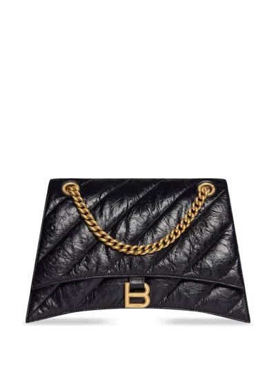 BALENCIAGA CRUSH QUILTED SHOULDER BAG